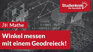 Winkel messen mit einem Geodreieck  Mathe verstehen mit dem Studienkreis [upl. by Latsyrhc286]