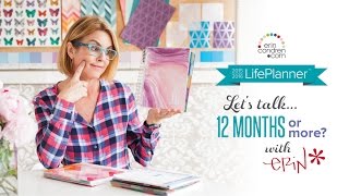 Erin Condren Lets Talk 12 Months or More 201516 LifePlanner [upl. by Emmalynn]