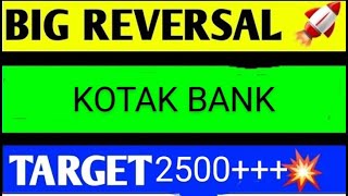 kotak mahindra bank share latest news today kotak mahindra bank share analysis kotak mahindra bank [upl. by Einnoc]