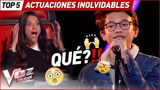 Actuaciones INOLVIDABLES de los pequeños artistas de La Voz Kids [upl. by Raybourne]