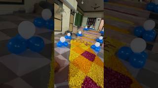 Flower entry😍 welcome home entry welcomehome couple shortvideo trending viralshorts support [upl. by Leahcimed]