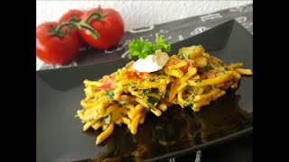 Spätzle Gemüsepfanne 🍝 🍅🥒 [upl. by Karim]