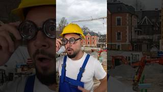 YOUTUBER auf der BAUSTELLE 20😂dennome funny comedy memes bauleiter [upl. by Rabah]