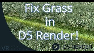 Fix Grass in D5 Render [upl. by Ahsekram592]