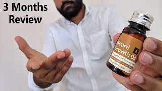 Ustraa Beard Growth oil Review in Hindi After 3 Months How to Use Results [upl. by Alvinia575]