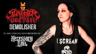 Slaughter to Prevail  Demolisher Full Female Extreme Vocal Cover [upl. by Htnicayh]