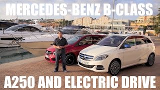 ENG MercedesBenz BClass Electric Drive  First Test Drive and Review [upl. by Garson]