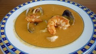 CREMA DE MARISCO🍲🦐🐟 Receta navideña [upl. by Hiro941]