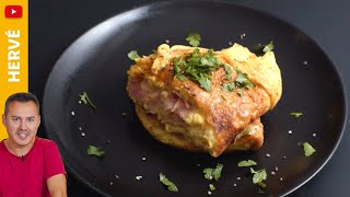 Omelette farcie jambon fromage  Lidl Cuisine [upl. by Barvick]