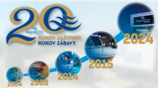 🌟 AquaCity Poprad 20 rokov zážitkov a zábavy 🌟 História vzniku [upl. by Ahsar]