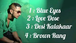 yo yo honey singh mashup song  honey singh song yoyohoneysinghallsongs [upl. by Zetnauq]