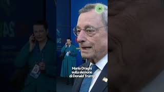 Mario Draghi sulla elezione di Donald Trump ilcapitale banca draghi mariodraghi [upl. by Alwyn]