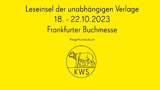 LESEINSEL der unabhängigen Verlage am 20 Oktober 2023 ab 1600 Uhr [upl. by Milka]