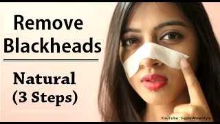 How to Remove Blackheads From Nose amp Face  Naturally at Home  Superwowstyle [upl. by Esmerolda]