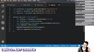 JAVASCRIPT BASICS TUTORIAL  CS50 on Twitch EP 43 [upl. by Ettenahs]