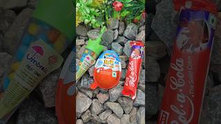 Rol a cola candy with amrella Jems popsicl shorts kinderjoy gems [upl. by Einnel861]