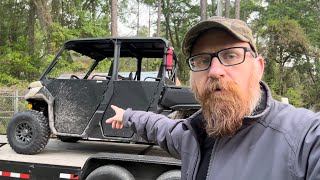 Can am Defender DragonFire Doors ride review canamdefender dragonfire canam sidebyside [upl. by Einegue]