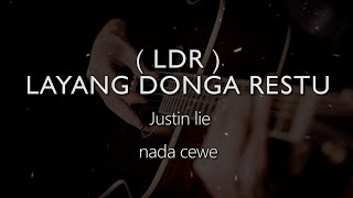 LDR  LAYANG DONGO RESTU   LORO ATI OFFICIAL  COVER KARAOKE GITAR AKUSTIK NO VOKAL FEMALE KEY [upl. by Thesda]