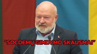 Gentvilas apie naują vyriausybę “SOCDEMŲ GIMDYMO SKAUSMAI” 😂 [upl. by Ainitsirhc]