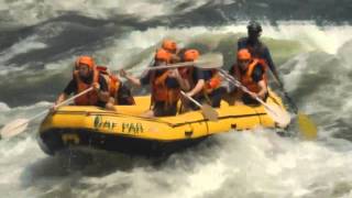 White Water Rafting Victoria Falls [upl. by Orgalim69]