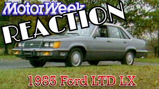 1985 Ford LTD Reaction Motorweek Retro [upl. by Ennaira689]