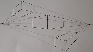 How To Draw In Two Point Perspective  Easy [upl. by Garrot]