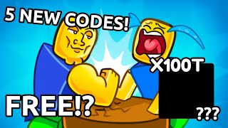 NEW WORKING ALL CODES FOR Arm Wrestle Simulator IN FEBRUARY ROBLOX Arm Wrestle Simulator CODES [upl. by Enywad876]