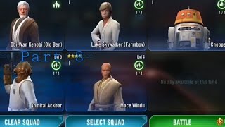 Into the Dark Side Star Wars Galaxy Heroes Walkthrough Part 8 [upl. by Nirrok]