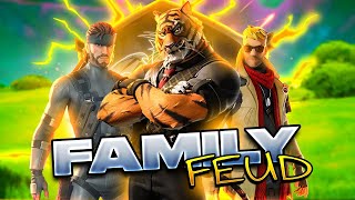 FORTNITE FAMILY FEUD  Me Vs My Family In A CUSTOM Squads Match [upl. by Ellocin701]