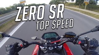 Zero SR Electric Motorcycle  0To150 Test [upl. by Kristian]