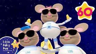 3 Blind Mice  Nursery Rhymes and Kids Songs  Little Baby Bum  Animal for Kids [upl. by Remat934]