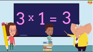 Table for number 3 Table for 3 Learn multiplication [upl. by Ettari472]