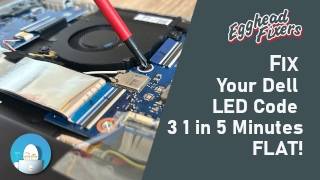 FIX Your Dell LED Code 3 1 in 5 Minutes FLAT Tutorial by a Certified Technician [upl. by Allebara]