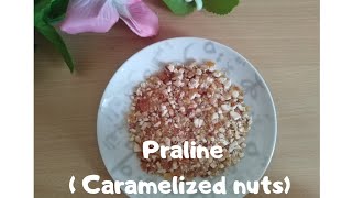 Praline recipe  How to make Caramelized nuts Perfect Cuisine [upl. by Edyth]