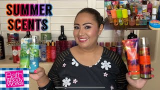 BATH amp BODY WORKS SCENTS I WANT TO USE THIS SUMMER PLUS MORE [upl. by Onra]