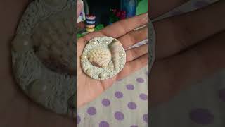 Sea shell🐚craft ideasDiy bag batch [upl. by Lirva]