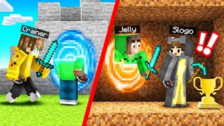 PORTAL SPEEDRUNNER vs HUNTERS In MINECRAFT [upl. by Noguchi976]