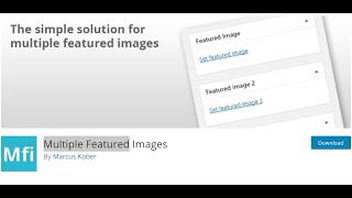 How to add more than one featured image for posts pages andor custom post types [upl. by Riedel]