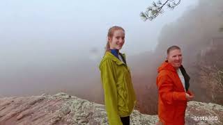 Hiking Whitaker point Hawksbill Crag near Ponca Arkansas [upl. by Klute]