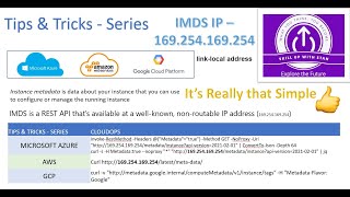 TIPS amp TRICKS  SERIES  AZURE  IMDS IP  TAMIL [upl. by Sixel]