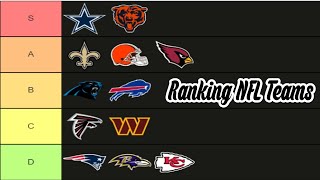 Ranking NFL Teams Tier List nfl [upl. by Lavern]