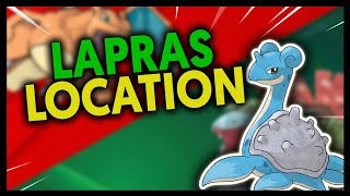 WHERE TO FIND LAPRAS ON POKEMON FIRE RED AND LEAF GREEN [upl. by Aicnerolf718]