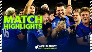 France WIN the 2023 U20 Championship  Ireland v France Final Highlights [upl. by Priestley]