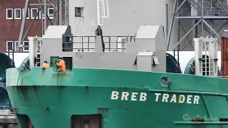 KüMo BREB TRADER Frachter epas Emden Nordkai coaster cargo seaship CQPE IMO 9369526 [upl. by Brunn420]