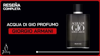 Acqua di Gio Profumo de Giorgio Armani  Reseña Completa [upl. by Connors]