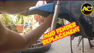 XRM 125 MUD FENDER REPLACEMENT motovlog xrm125 [upl. by Elyr]