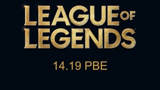 SPLIT 3 Patch 1419 PBE Preview  League of Legends [upl. by Enilorac]