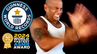 ‼️BREAKING The FASTEST ASMR World Record EVER 2024 [upl. by Johst]