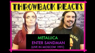 Metallica  Enter Sandman Live In Moscow 1991 Throwback React [upl. by Anavahs856]