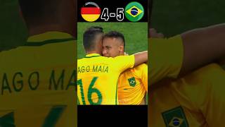 Brazil 🇧🇷 VS Germany 🇩🇪 Olympic Reo Mens Final 2016 Neymar Aura [upl. by Robi8]